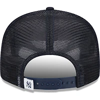 Men's New Era Navy New York Yankees Cooperstown Collection Team Color Trucker 9FIFTY Snapback Hat
