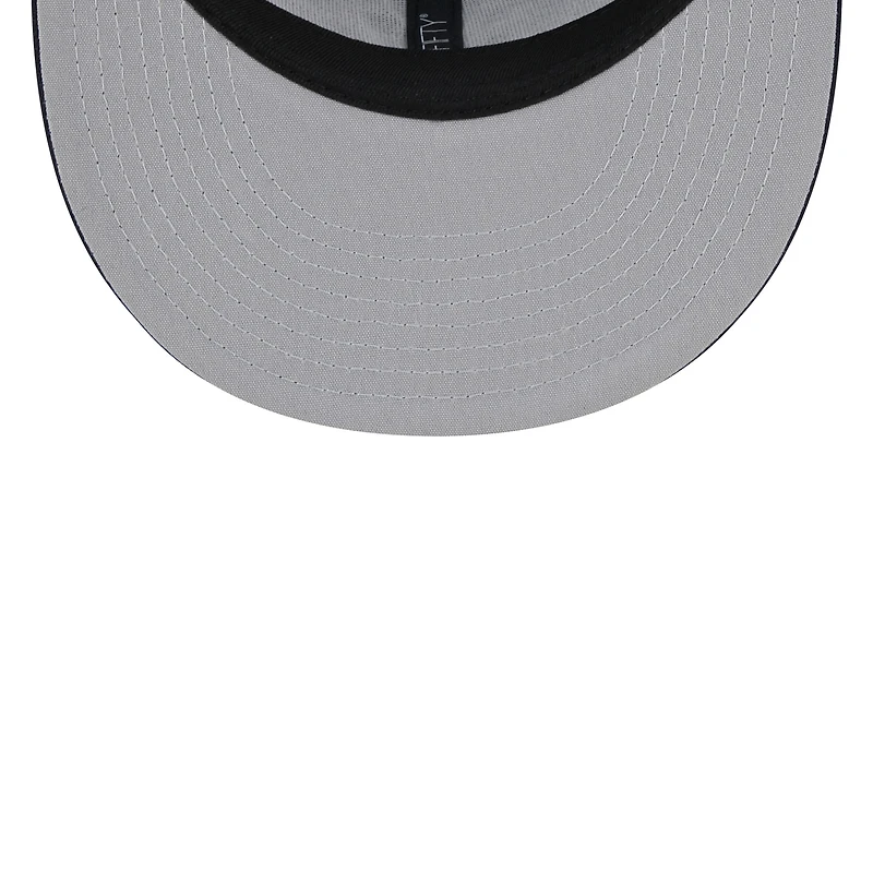 Men's New Era Navy New York Yankees Cooperstown Collection Team Color Trucker 9FIFTY Snapback Hat