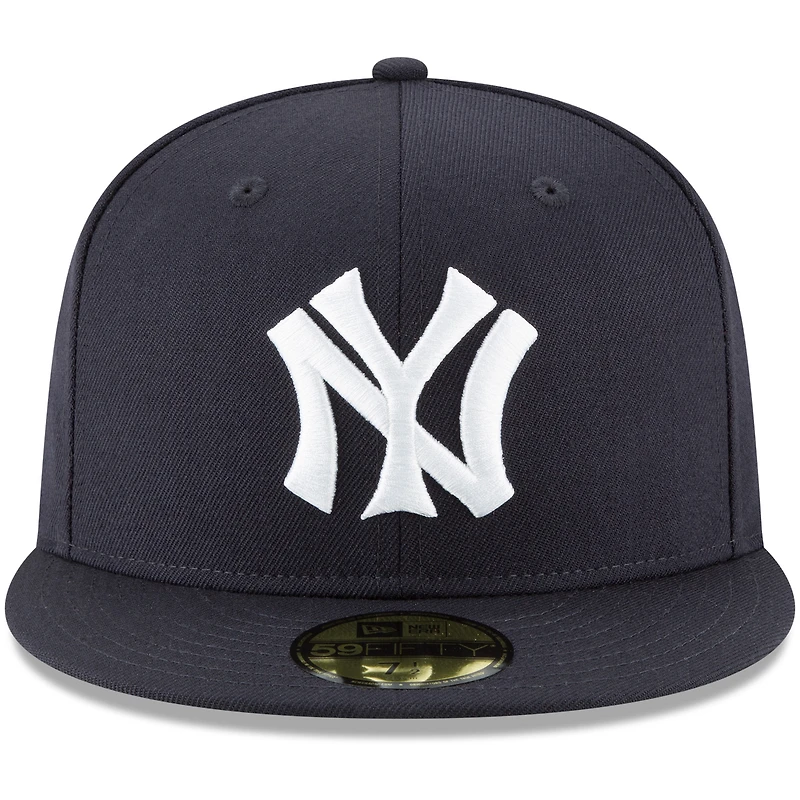 Casquette ajustée 59FIFTY en laine New York Yankees Cooperstown Collection pour homme Era bleu marine