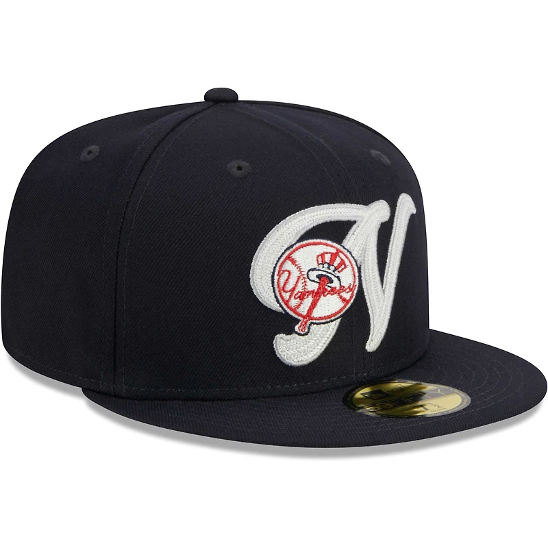 Men's New Era Navy York Yankees Duo Logo 59FIFTY Fitted Hat