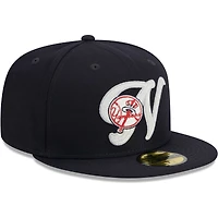 Men's New Era Navy York Yankees Duo Logo 59FIFTY Fitted Hat