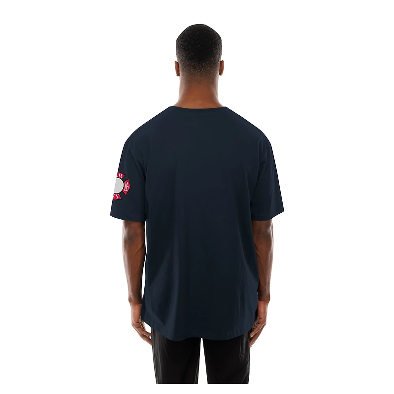 Men's New Era Navy York Yankees FDNY Embroidered T-Shirt