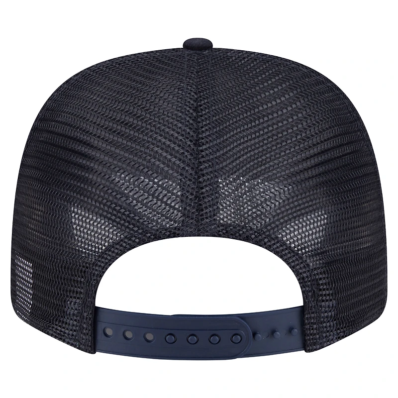 Men's New Era Navy New York Yankees Flag 9SEVENTY Stretch-Snap Hat