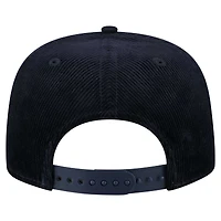 Casquette de golf ajustable en velours côtelé Full Circle New Era bleu marine New York Yankees pour homme