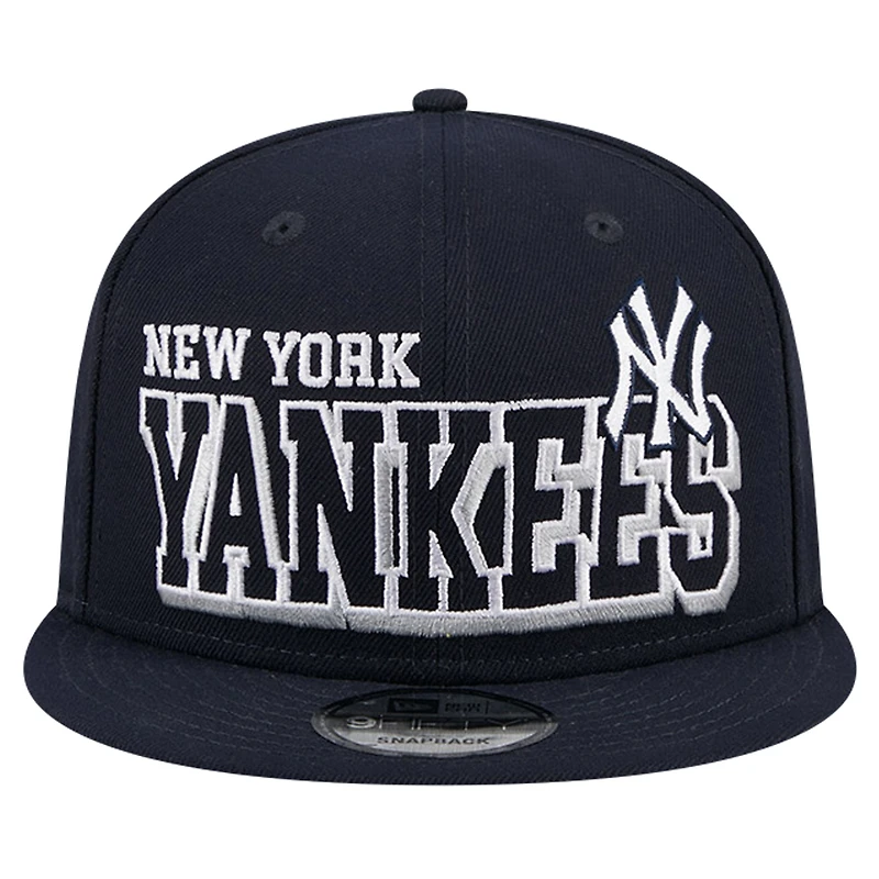 Men's New Era Navy New York Yankees Game Day Bold 9FIFTY Snapback Hat