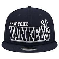 Men's New Era Navy New York Yankees Game Day Bold 9FIFTY Snapback Hat