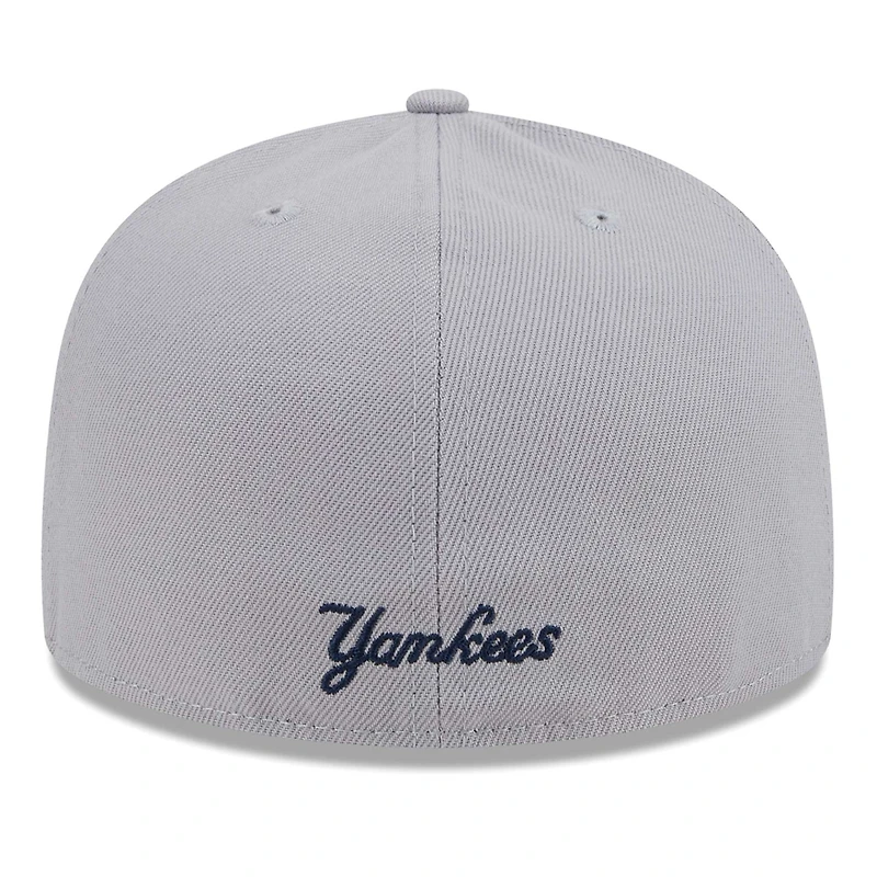 Men's New Era Navy York Yankees Gameday Sideswipe 59FIFTY Fitted Hat