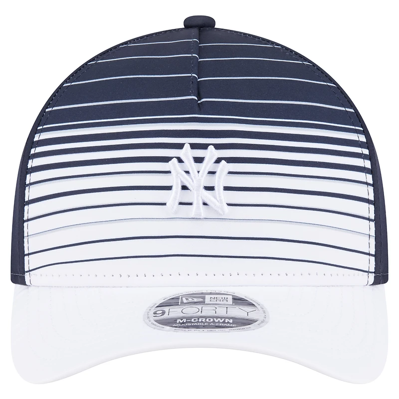 Casquette ajustable New Era New York Yankees 9FORTY M-Crown bleu marine pour homme