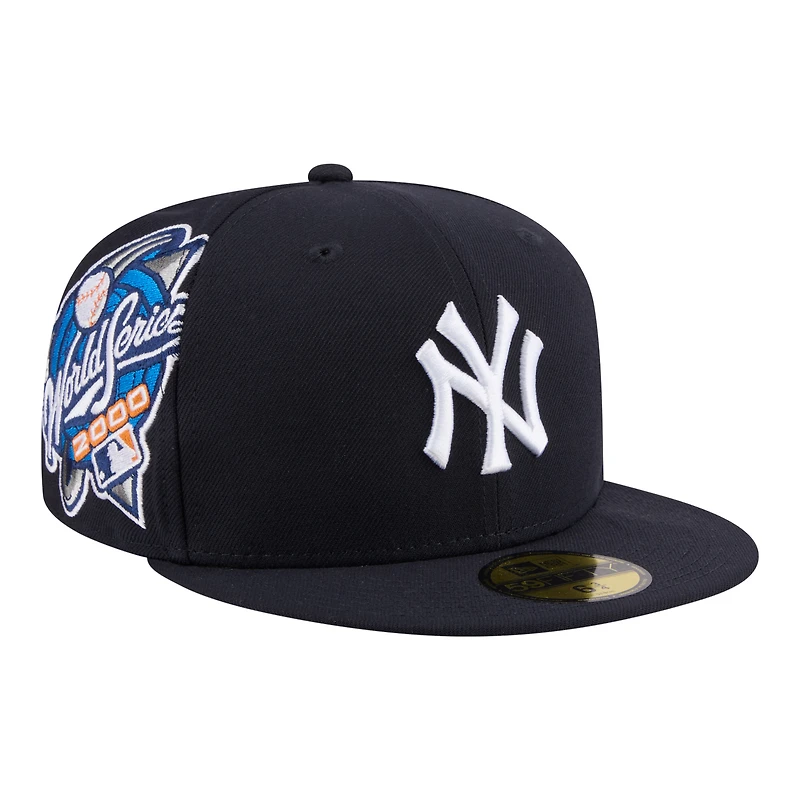 Men's New Era Navy York Yankees Hidden Hit 59FIFTY Fitted Hat