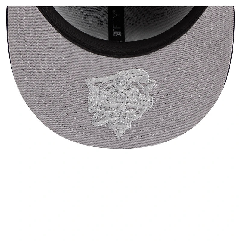 Casquette ajustée New Era 59FIFTY bleu marine pour homme, modèle Hidden Hit des Yankees de York