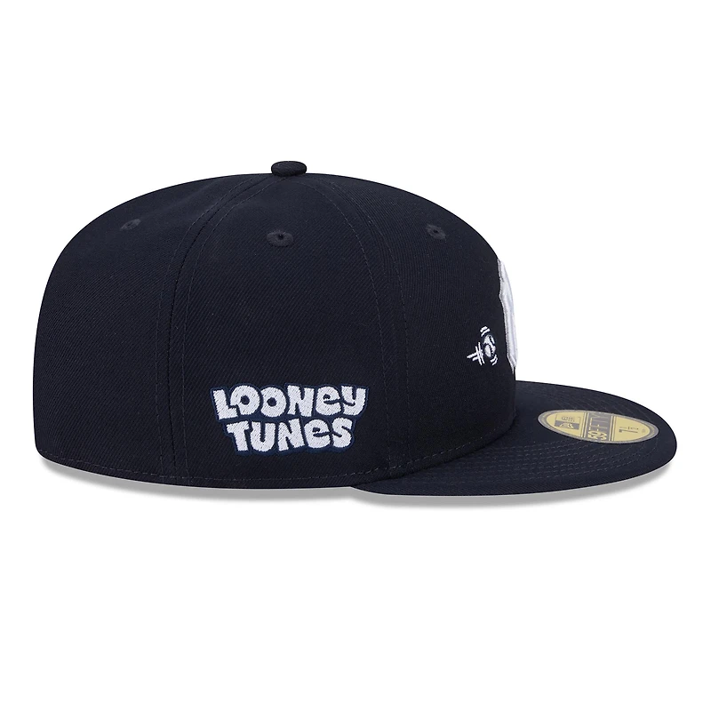 Casquette ajustée New Era 59FIFTY pour homme, bleu marine, York Yankees