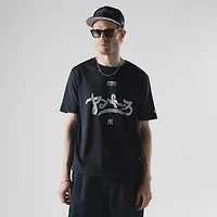 Men's New Era  Navy York Yankees MLB x Hyperfly T-Shirt