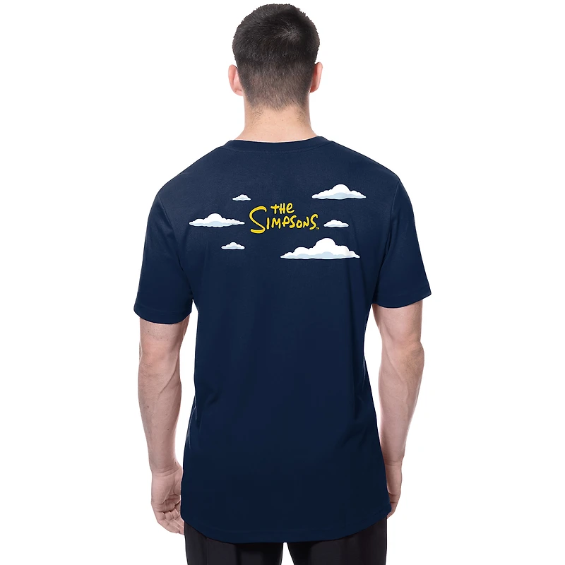 Men's New Era  Navy York Yankees MLB x Simpsons 2026 Collab Clouds T-Shirt