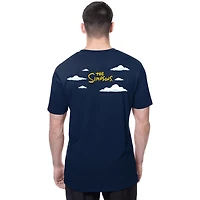Men's New Era  Navy York Yankees MLB x Simpsons 2026 Collab Clouds T-Shirt