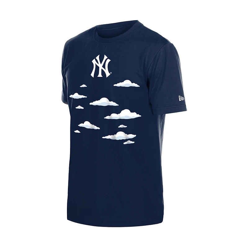 Men's New Era  Navy York Yankees MLB x Simpsons 2026 Collab Clouds T-Shirt