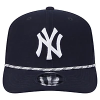 Men's New Era Navy New York Yankees Multi-Rope 9SEVENTY Stretch-Snap Hat