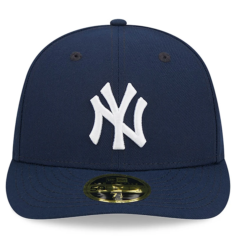 Casquette ajustée 59FIFTY pour homme des New York Yankees Oceanside à profil bas bleu marine Era