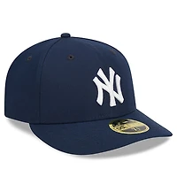 Men's New Era Navy York Yankees Oceanside Low Profile 59FIFTY Fitted Hat