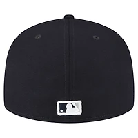 Casquette ajustée New Era 59FIFTY bleu marine pour homme, motif York Yankees, Old-Timers' Day