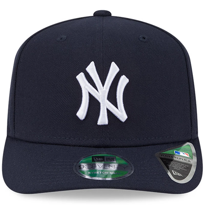 Casquette ajustable New Era New York Yankees Player Replica 9SEVENTY bleu marine pour homme