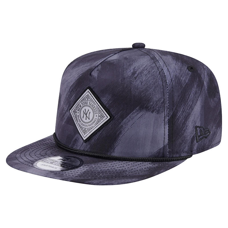 Casquette de golf à imprimé New Era bleu marine New York Yankees pour homme