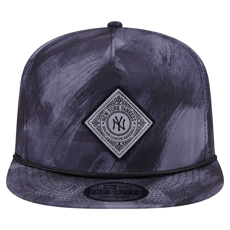 Casquette de golf à imprimé New Era bleu marine New York Yankees pour homme