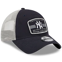 Men's New Era Navy New York Yankees Property Trucker 9TWENTY Snapback Hat