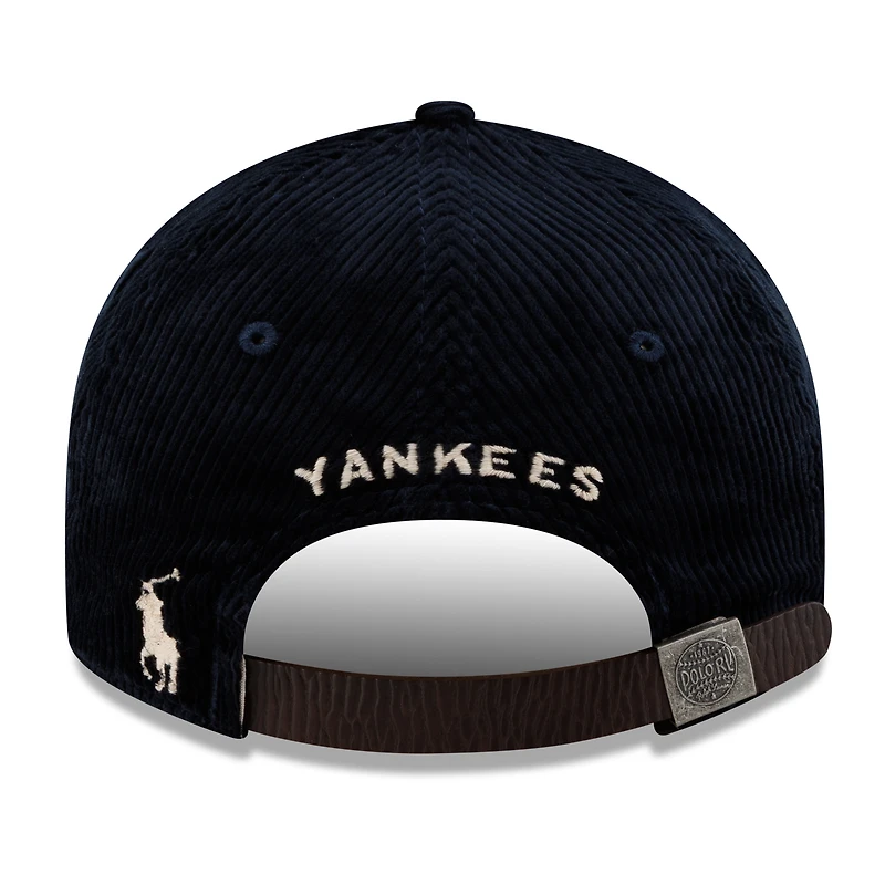 Men's New Era  Navy New York Yankees Ralph Lauren X MLB Retro Crown 9FIFTY Corduroy Snapback Hat