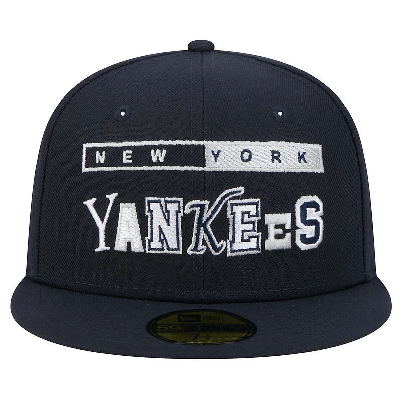 Men's New Era Navy York Yankees Ransom 59FIFTY Fitted Hat