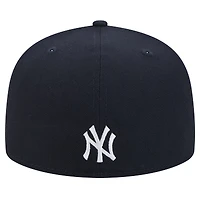 Casquette ajustée Ransom 59FIFTY New Era bleu marine pour homme des Yankees de York