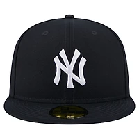 Casquette ajustée New Era 59FIFTY pour homme, bleu marine, motif mascotte des Yankees de York