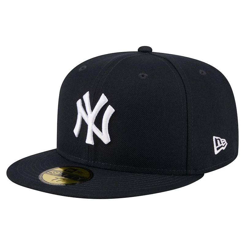 Casquette ajustée New Era 59FIFTY pour homme, bleu marine, motif mascotte des Yankees de York