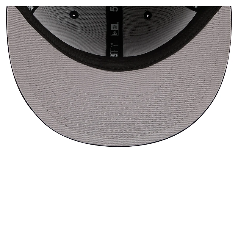 Casquette ajustée New Era 59FIFTY pour homme, bleu marine, motif mascotte des Yankees de York