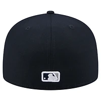 Men's New Era Navy York Yankees Yarn Stitch 59FIFTY Fitted Hat