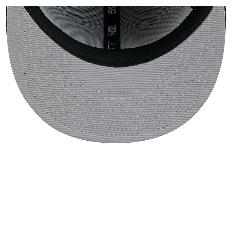 Men's New Era Navy York Yankees Yarn Stitch 59FIFTY Fitted Hat