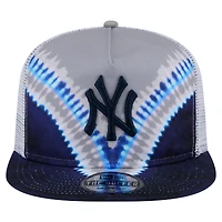 Men's New Era New York Yankees Tie-Dye Golfer Trucker Adjustable Hat