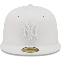 Men's New Era York Yankees White on 59FIFTY Fitted Hat