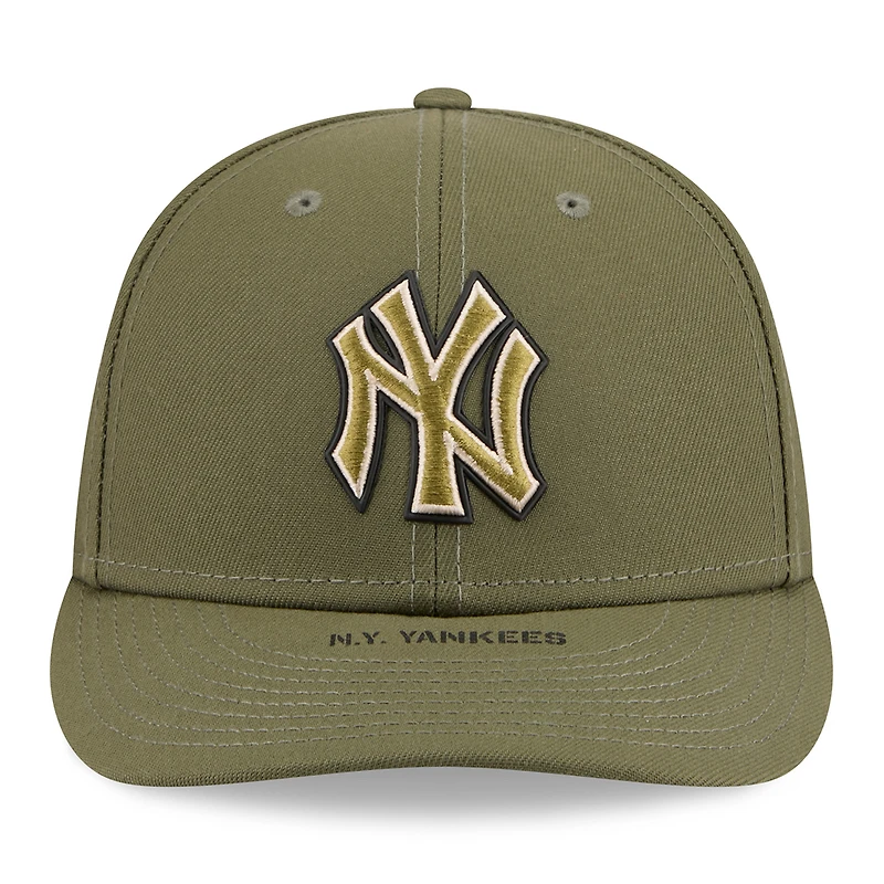 Men's New Era Olive York Yankees 2026 Armed Forces Day Low Profile 59FIFTY Fitted Hat