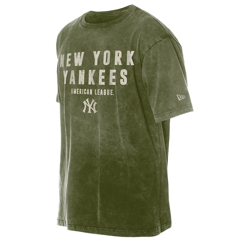 Men's New Era Olive York Yankees 2026 Armed Forces Day T-Shirt