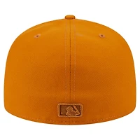 Casquette ajustée A-Frame 59FIFTY orange New Era pour homme