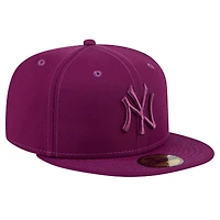 Casquette ajustée 59FIFTY New Era York Yankees pour homme, violet
