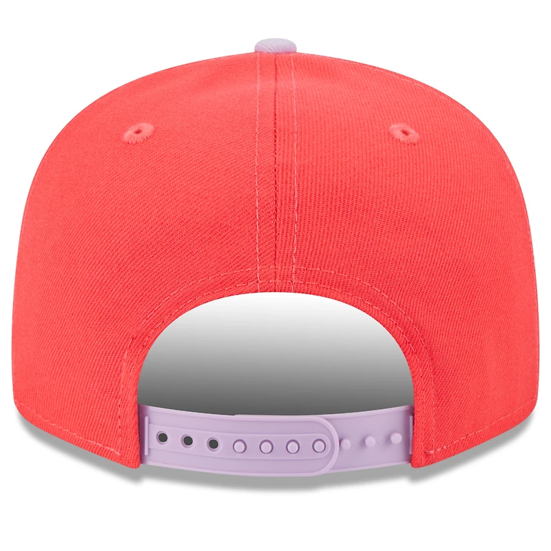 Casquette Snapback 9FIFTY Basic Two-Tone Spring Basic des New York Yankees New Era pour homme, rouge/violet
