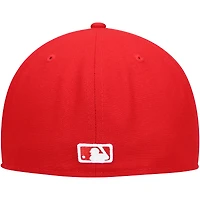 Casquette ajustée 59FIFTY blanche avec logo New York Yankees Era pour homme