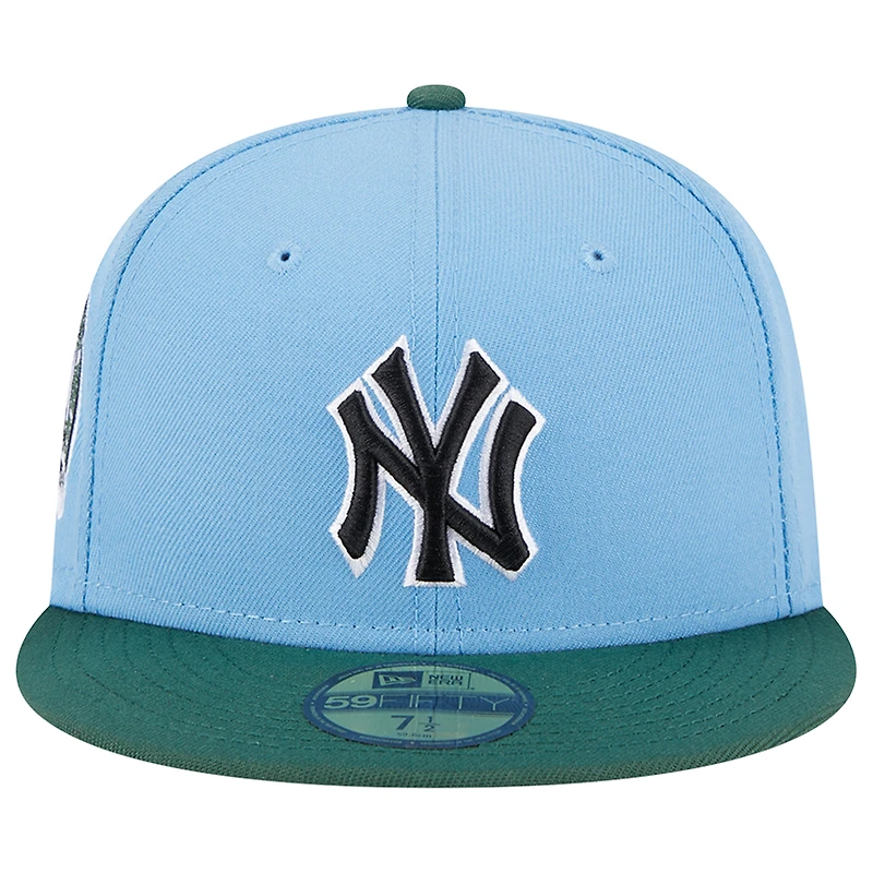 Casquette ajustée 59FIFTY New York Yankees 2000 Subway Series bleu ciel/cilantro Era pour homme