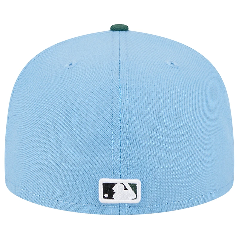 Casquette ajustée 59FIFTY New York Yankees 2000 Subway Series bleu ciel/cilantro Era pour homme