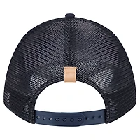 Casquette New Era 9FORTY pour homme, couleur pierre/bleu marine, avec texte New York Yankees