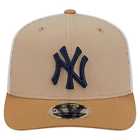 Men's New Era  Stone New York Yankees 9SEVENTY Trucker Adjustable Hat