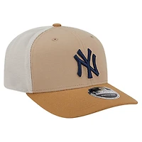 Casquette trucker ajustable New Era Stone New York Yankees 9SEVENTY pour homme