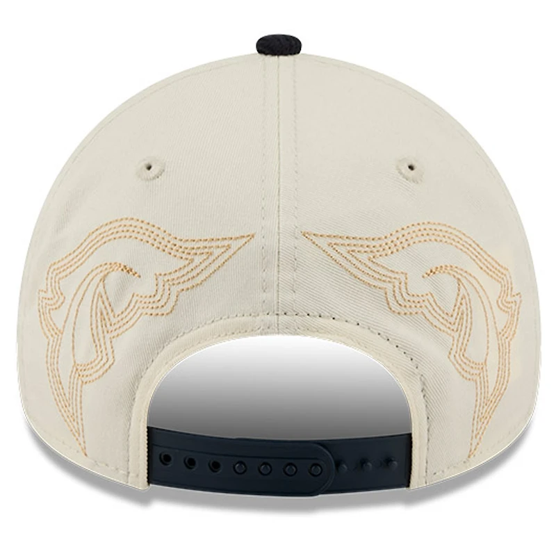 Men's New Era Stone New York Yankees Western Stitch 9FORTY A-Frame Adjustable Hat