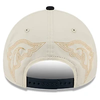 Men's New Era Stone New York Yankees Western Stitch 9FORTY A-Frame Adjustable Hat